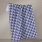 Blue Whirl Geometry Tea Towel