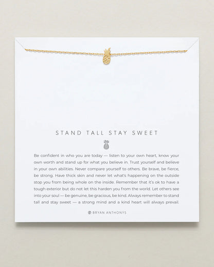 Stand Tall Stay Sweet Icon - Necklace