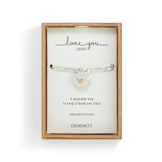 Love You Locket Bracelet