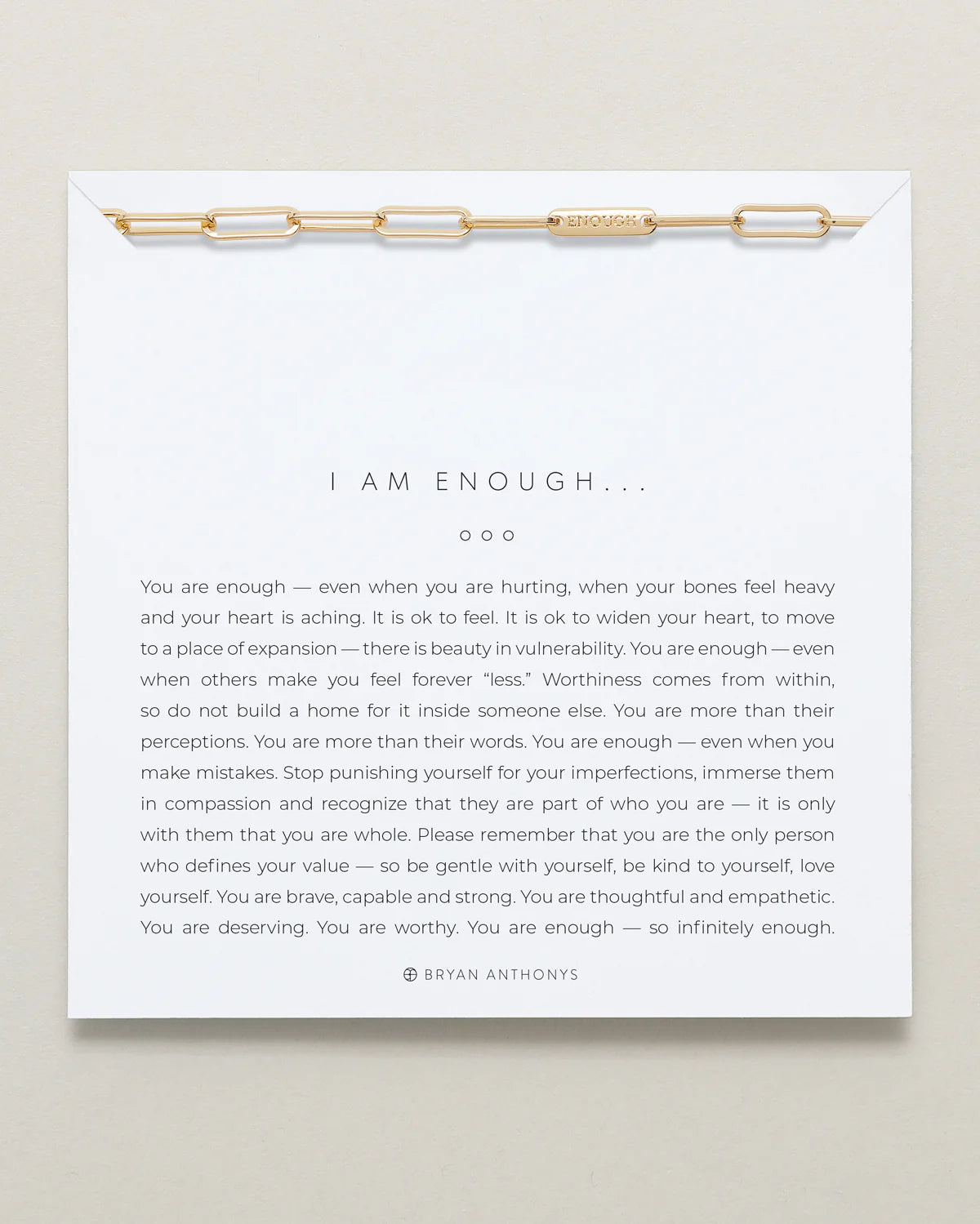 I Am Enough - Necklace