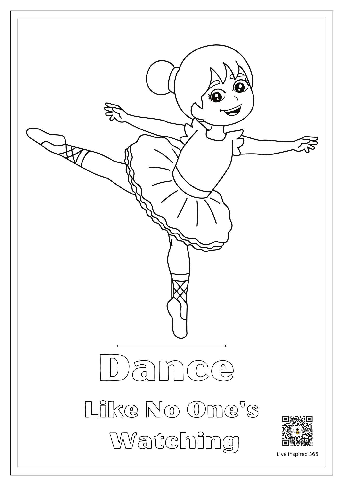 Dance-Coloring Page