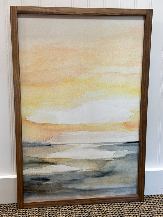 Sunrise Watercolor | Wall Decor