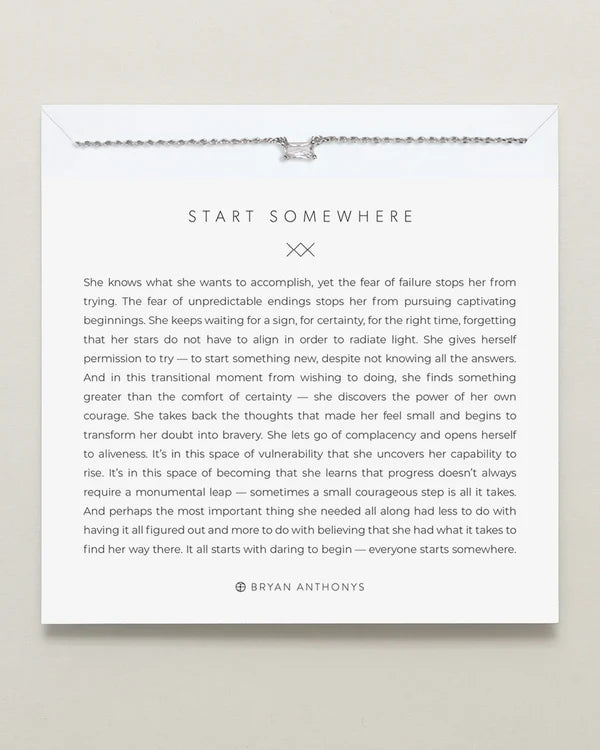 Start Somewhere Necklace