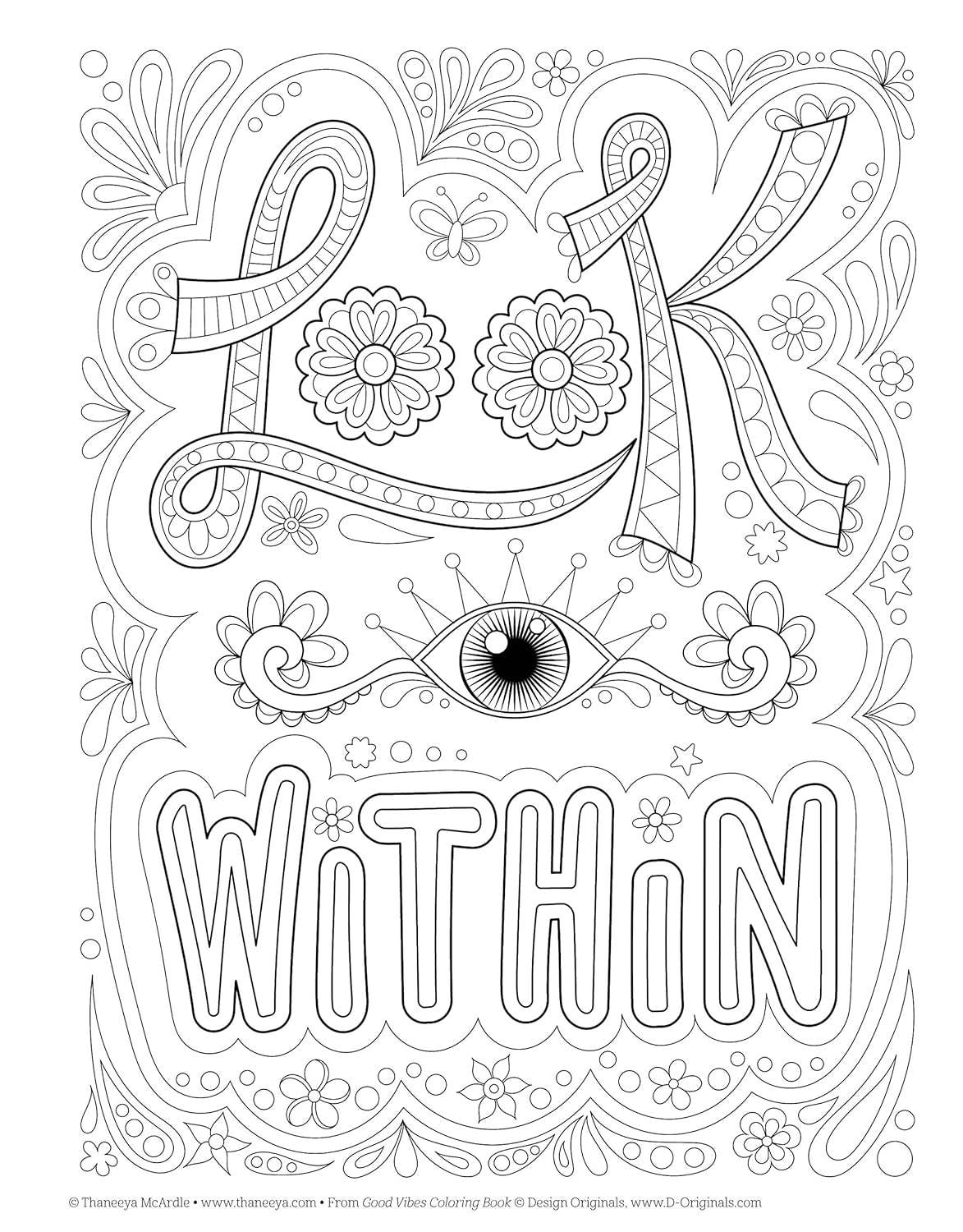 Good Vibes Coloring Book