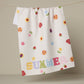 Summer Alphabet Geometry Tea Towel