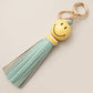 Smiley Face Bag Tassel/Keychain