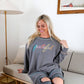 Grateful 3D Embroidery - Light Weight Stitch Sweatshirt