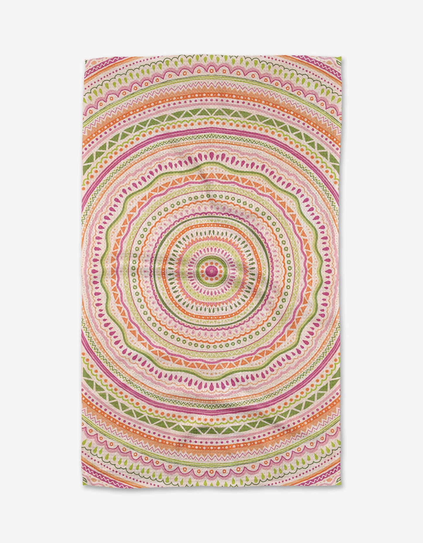 Bohemian Spring Geometry Tea Towel