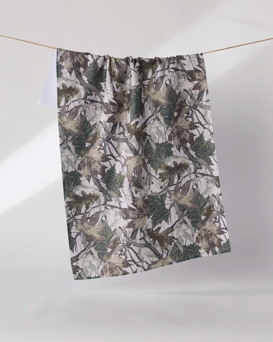 Dad Camo Geometry Tea Towel