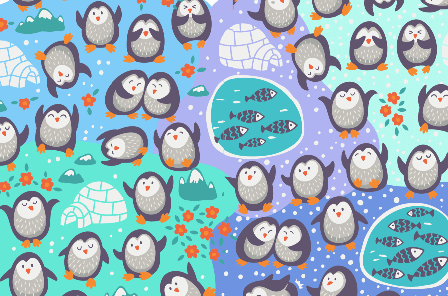 Penguins Mini Jigsaw  MicroPuzzle