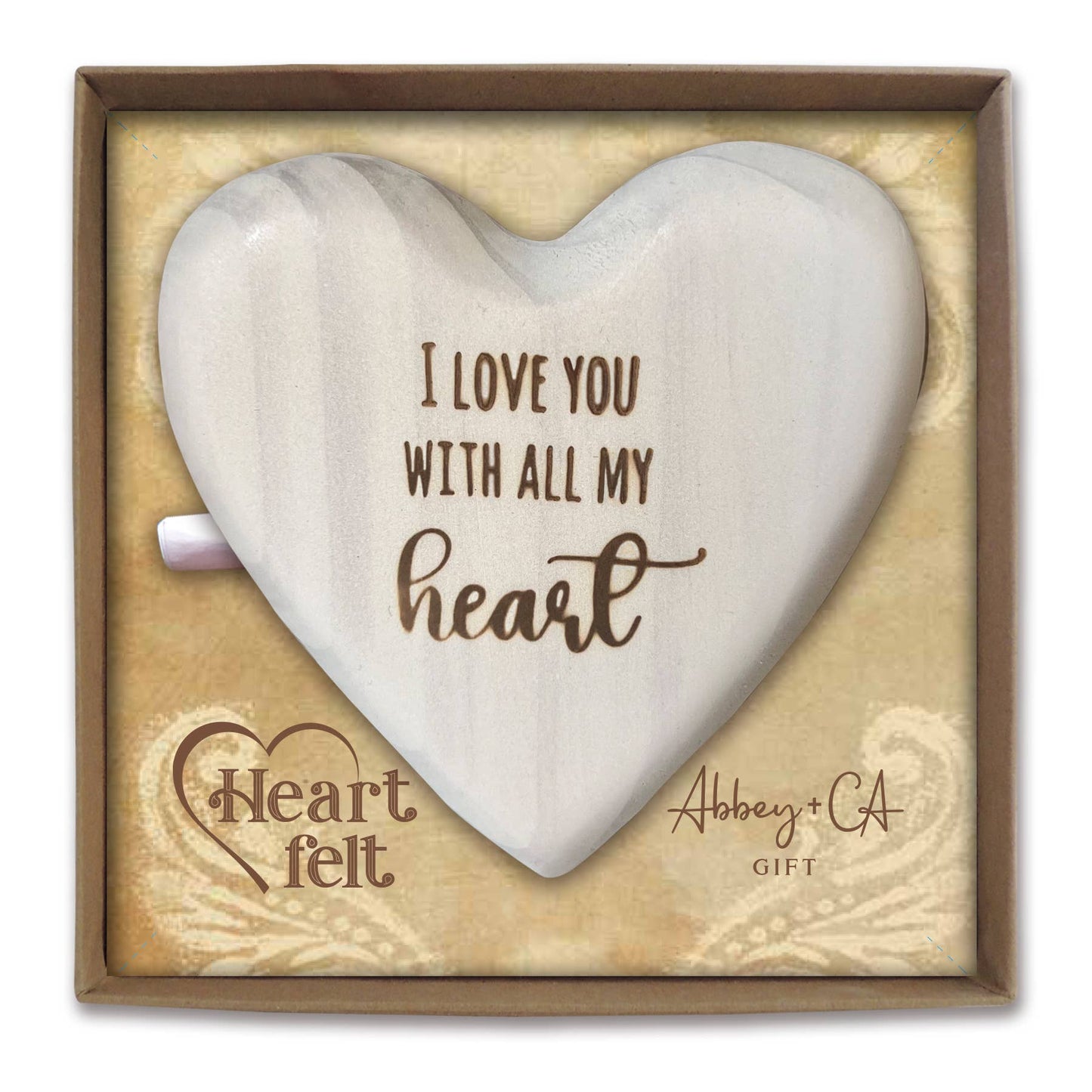 Heartfelt Wood Message Hearts