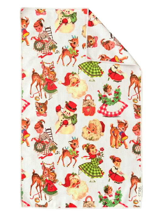 Nostalgic Christmas: Double-Sided Crae Towel
