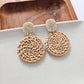 Rattan Earrings