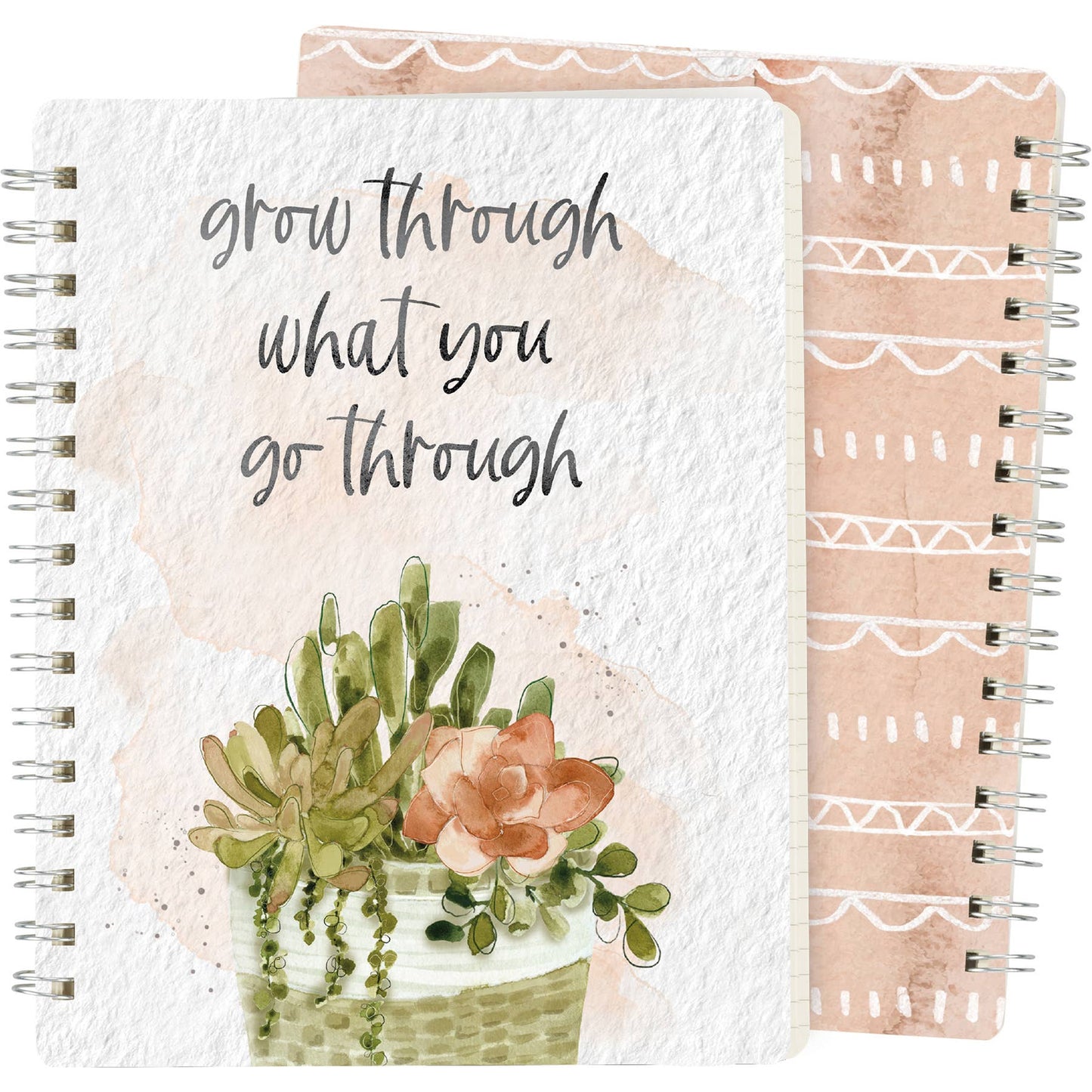 "Grow Through What You Go Through" Spiral Notebook