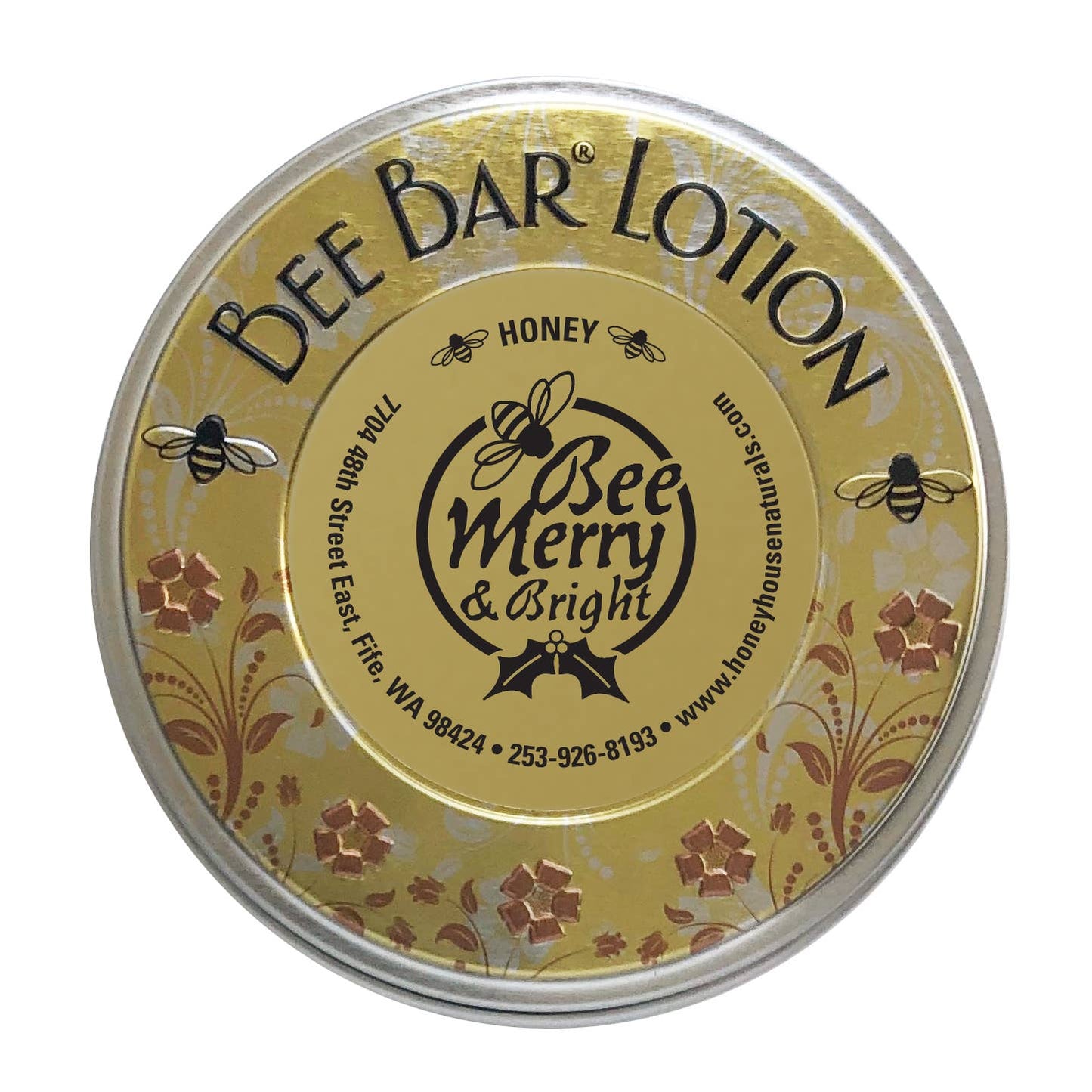 "Bee Merry & Bright" Holiday Bee Bar Lotion Bar