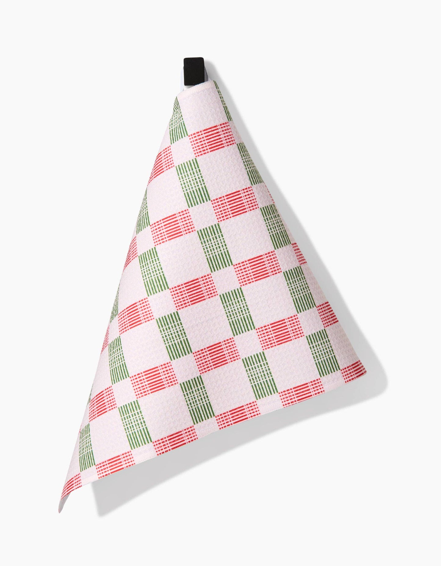 Be Merry Plaid Geometry Bar Towel