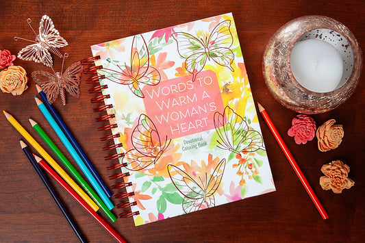 Words to Warm a Woman's Heart | Devotional Coloring Book
