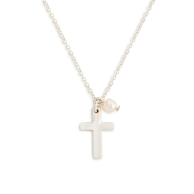 Wrapped in Prayer Dainty Cross Necklace