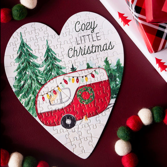 Cozy Little Christmas Heart Puzzle