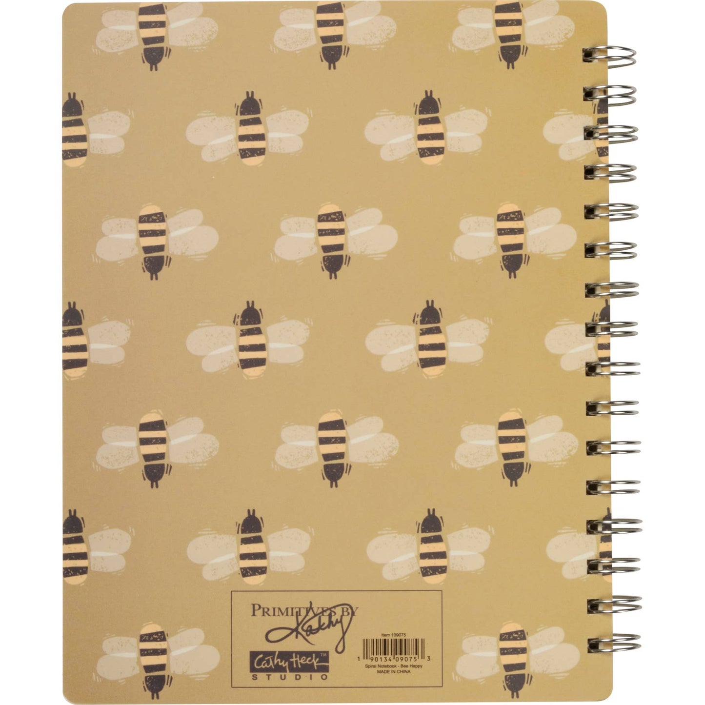 Bee Happy Spiral Notebook