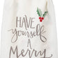 Have Yourself A Merry Christmas Holly Kitchen Towel