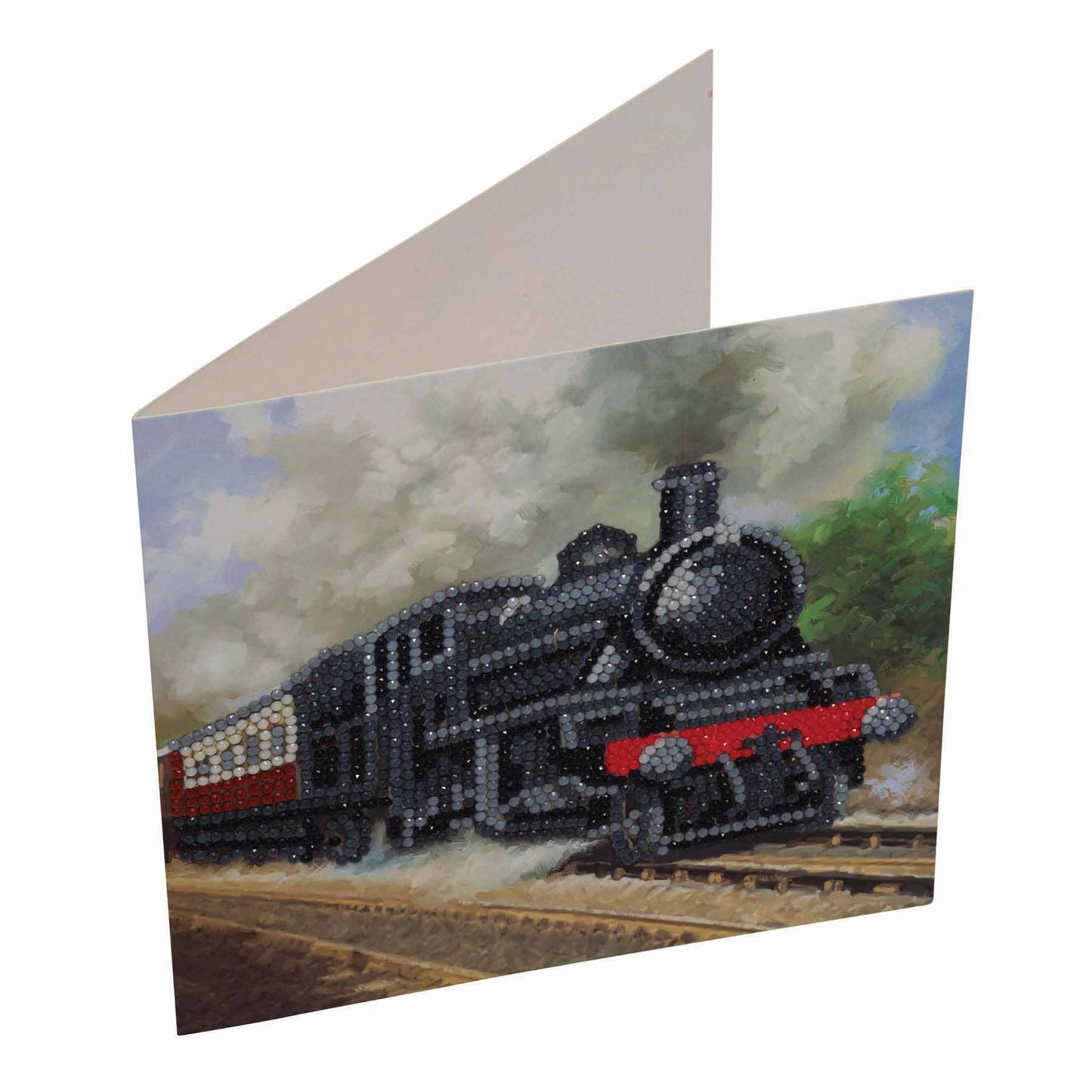 Train -All Aboard the Sparkle Express! Crystal Art Card Kit