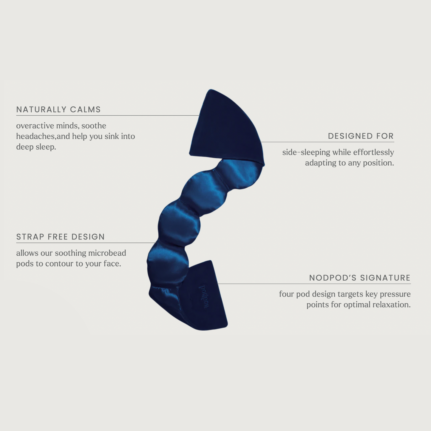 Nodpod Silk Weighted Sleep Mask