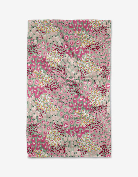 Bloomed for Spring Geometry Tea Towel