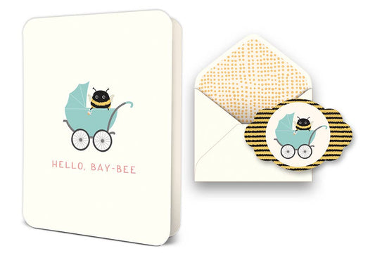 Hello, Bay-bee Deluxe Greeting Card