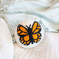 Rainbow Monarch Butterfly Eco Wool Dryer Ball