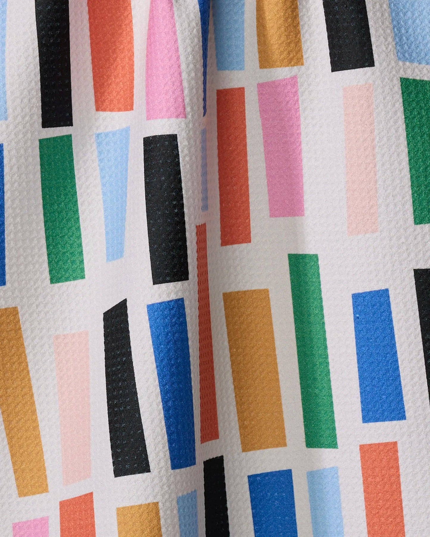 Bricks Geometry Tea Towel