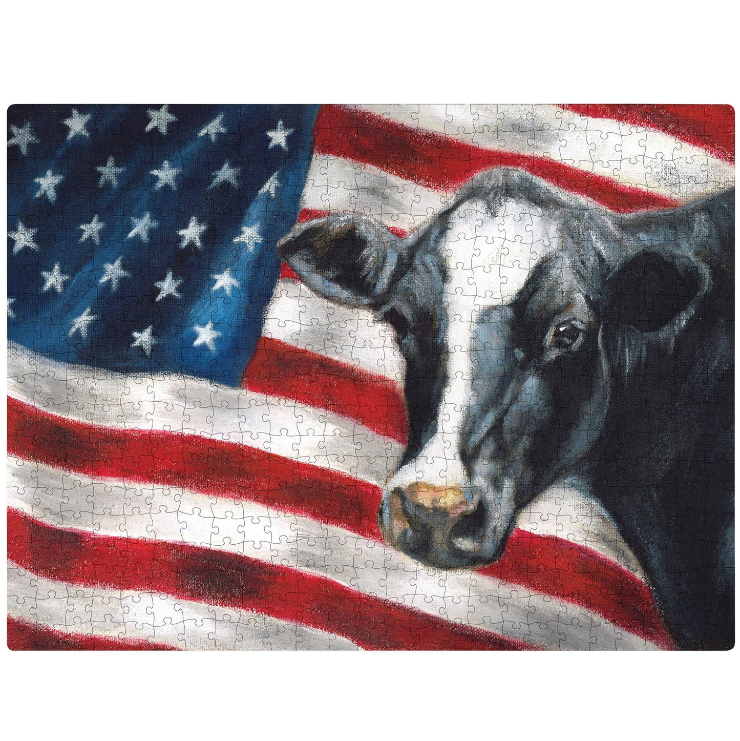 Cow And Flag Puzzle