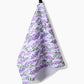 Wisteria Geometry Tea Towel