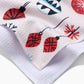 Embroidered Ornaments Geometry Tea Towel