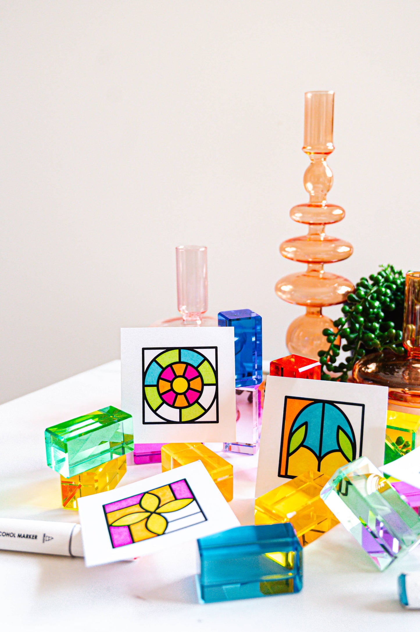 Kaleidoscopes in Color - Mini Coloring Book