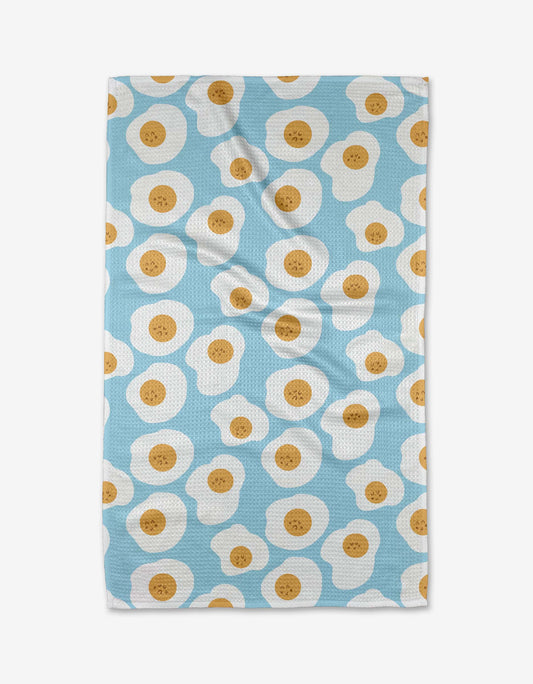 Sunny Side Up Geometry Tea Towel