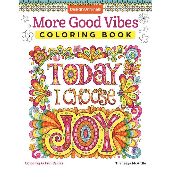Coloring Book - More Good Vibes