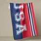 Team USA Geometry Tea Towel