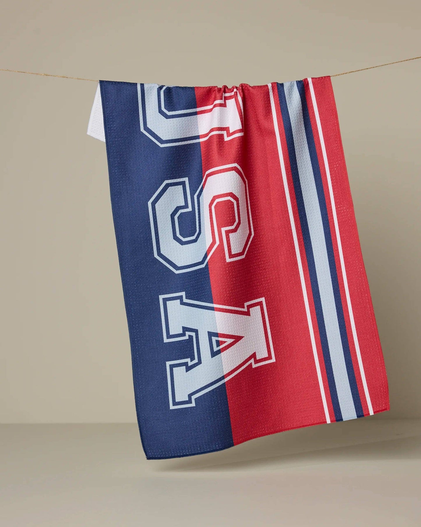 Team USA Geometry Tea Towel