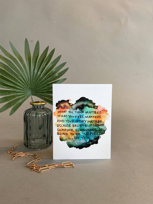 Your Story Matters | Greeting Card