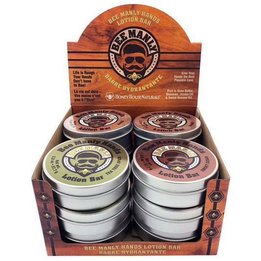 Bee Manly Hands Solid Lotion
