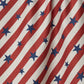 Patriotic Stripe Geometry Tea Towel
