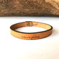 Courageous Thin Leather Bracelet