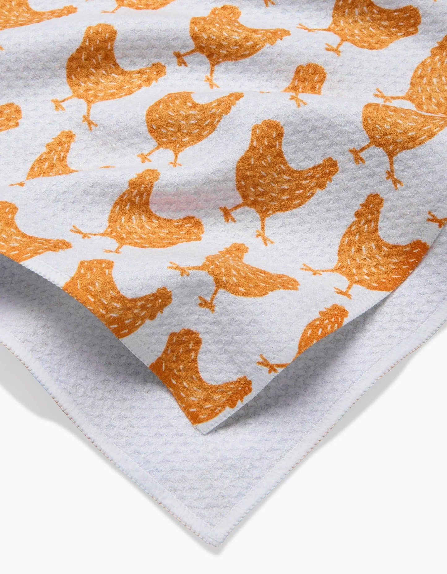Fun Spring Chicks Geometry Tea Towel