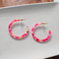 Tropical Pink Camy Hoops