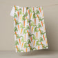 Happy Carrots Geometry Tea Towel