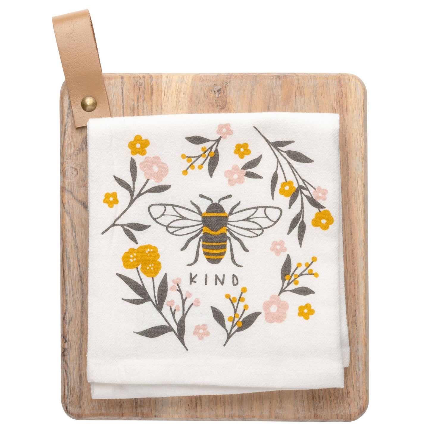 Flora Tea Towel with Cutting Board