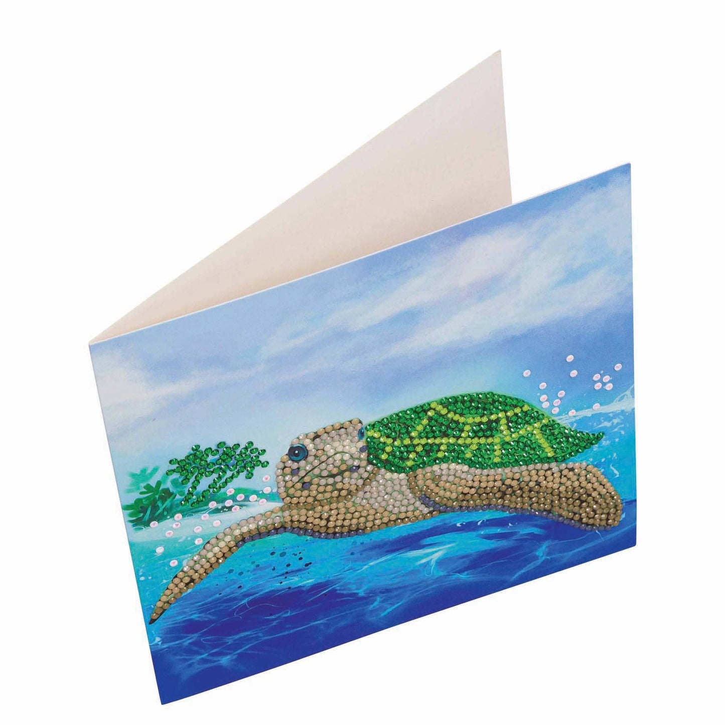 Turtle Paradise Crystal Art Card Kit