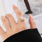 Dainty Flower Fidget Spinner Ring