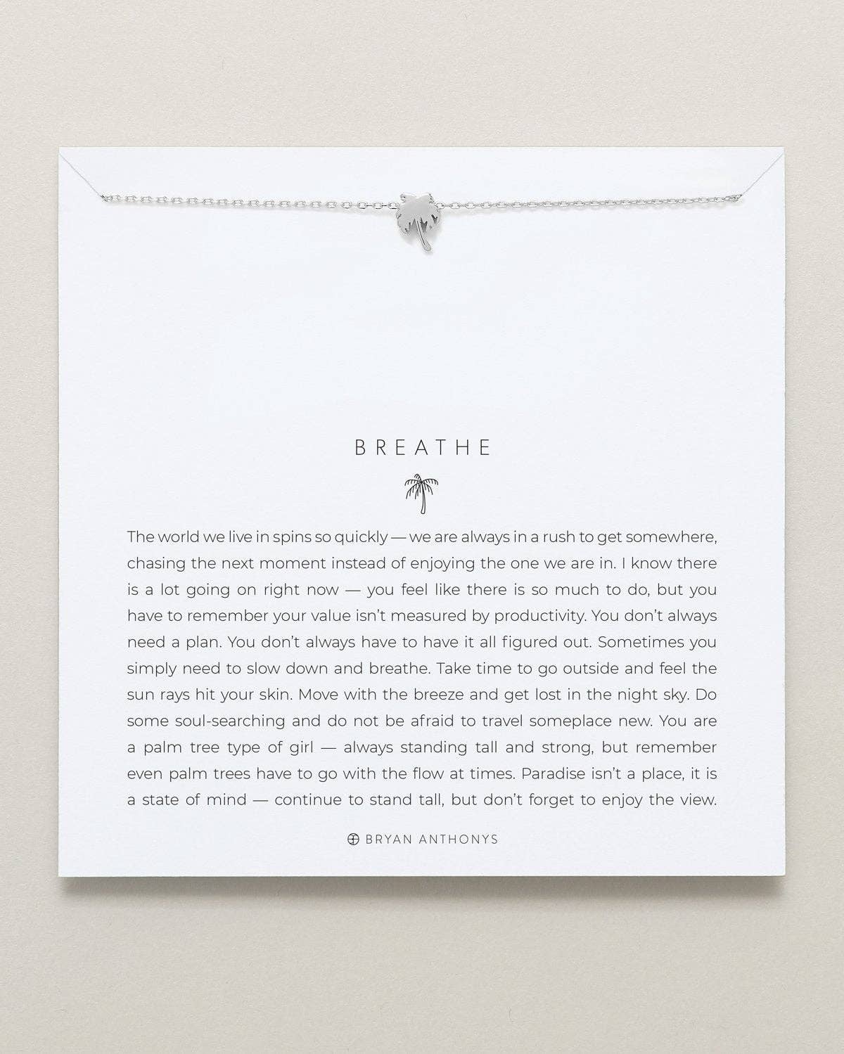 Breathe Icon Necklace